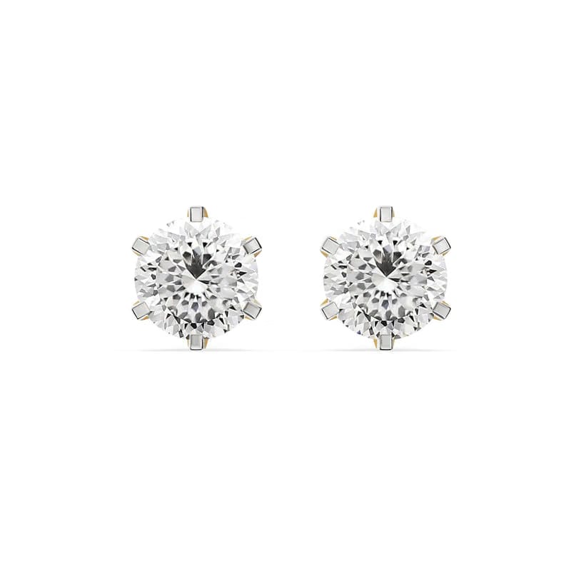 Potuguese Cut Lab Grown Diamond Studs