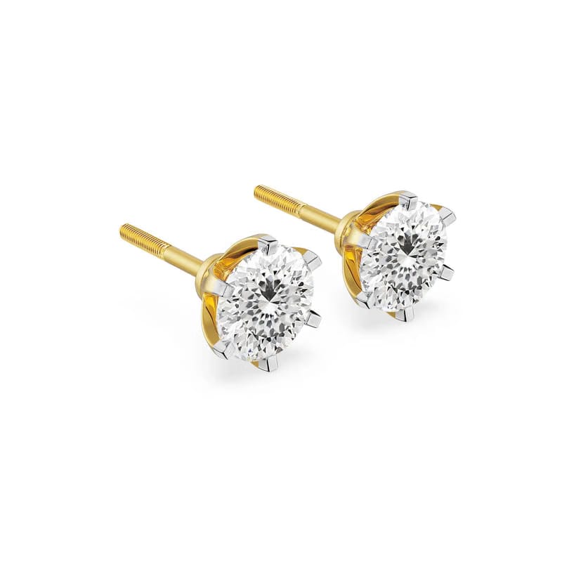 Potuguese Cut Lab Grown Diamond Studs