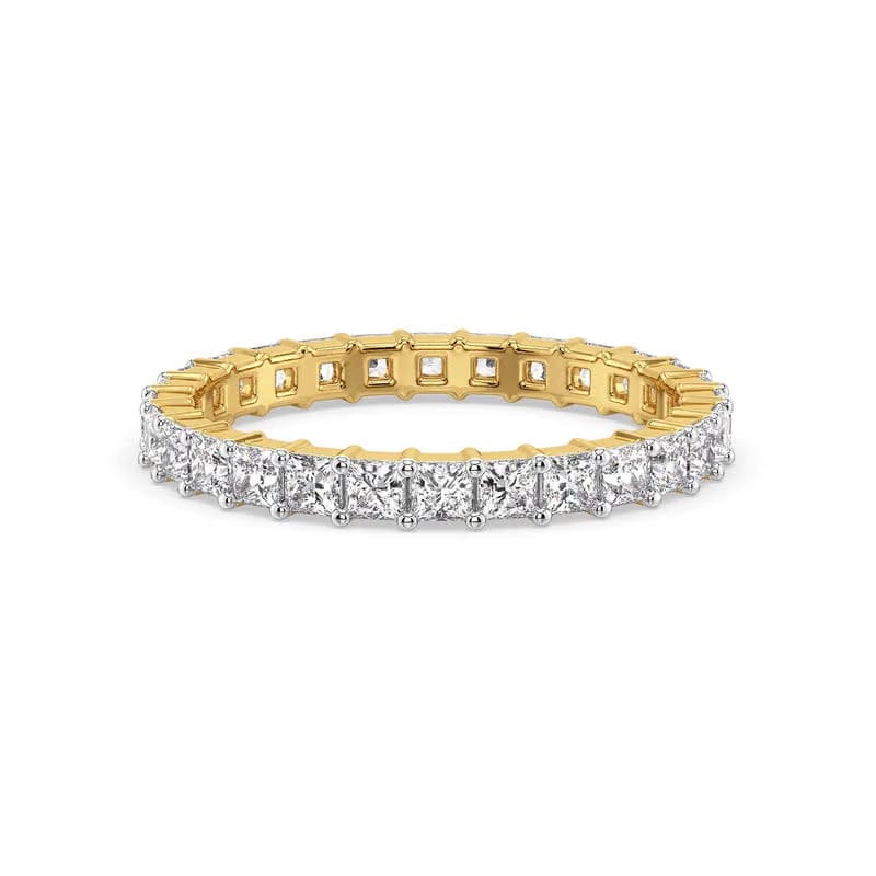 Princess Cut Eternity Lab Grown Diamond Band 9KT