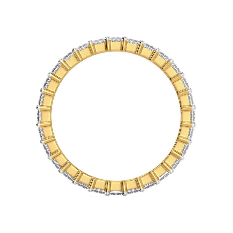 Princess Cut Eternity Lab Grown Diamond Band 9KT