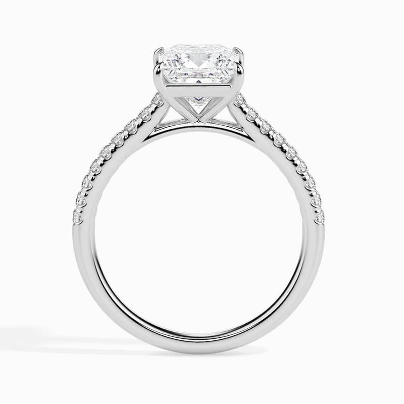 Princess Cut Solitaire Ring_in_stock