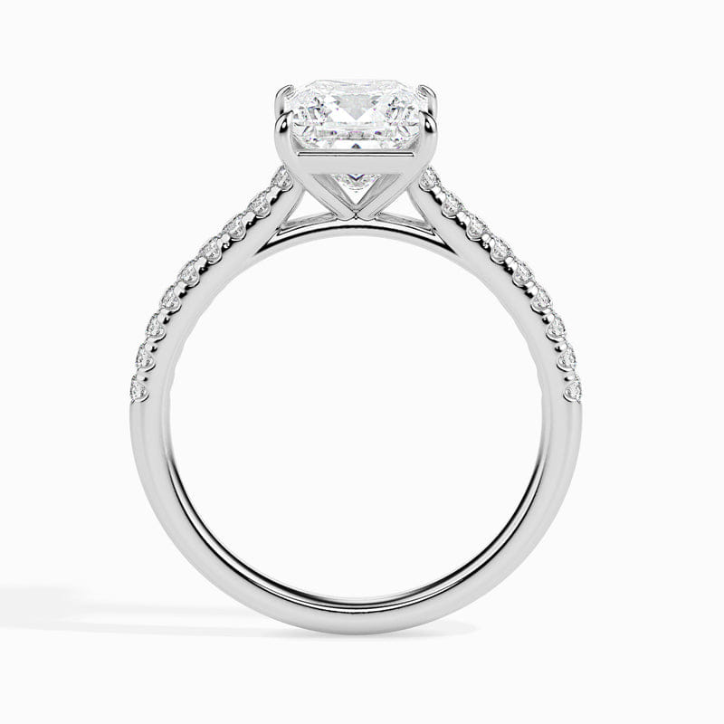 Princess Cut Solitaire Ring_in_stock