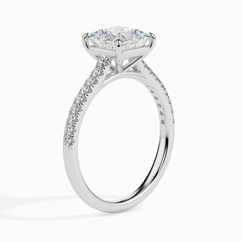 Princess Cut Solitaire Ring_in_stock
