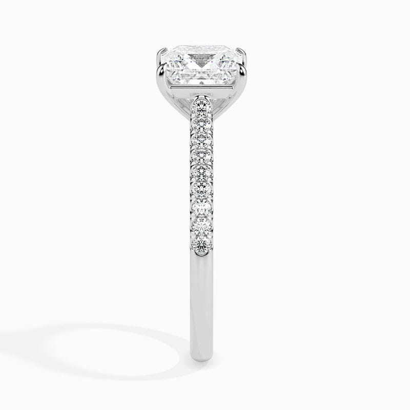 Princess Cut Solitaire Ring_in_stock