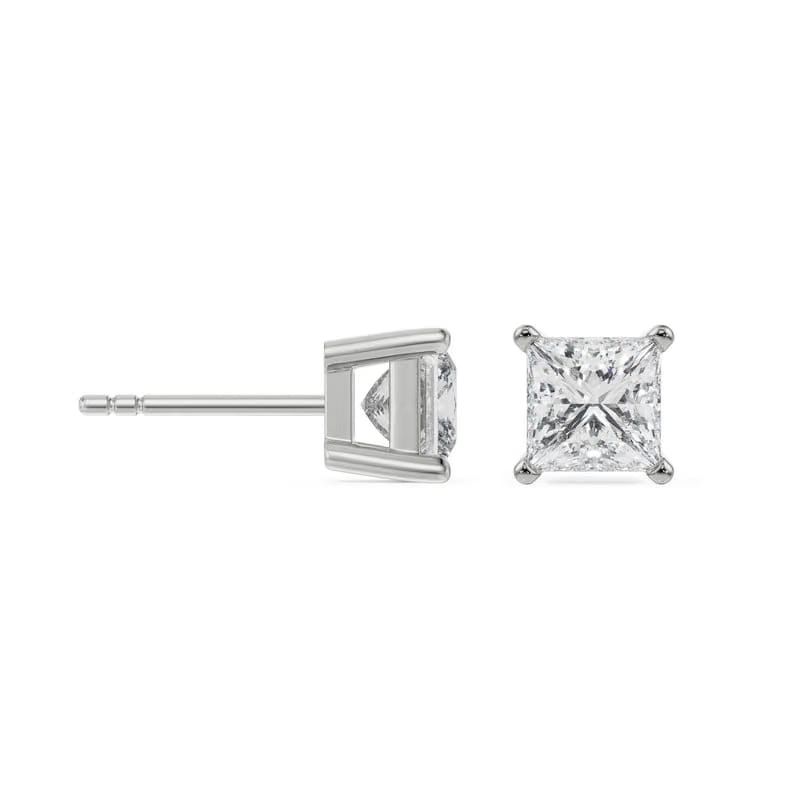 Princess Lab Diamond Pendant Set