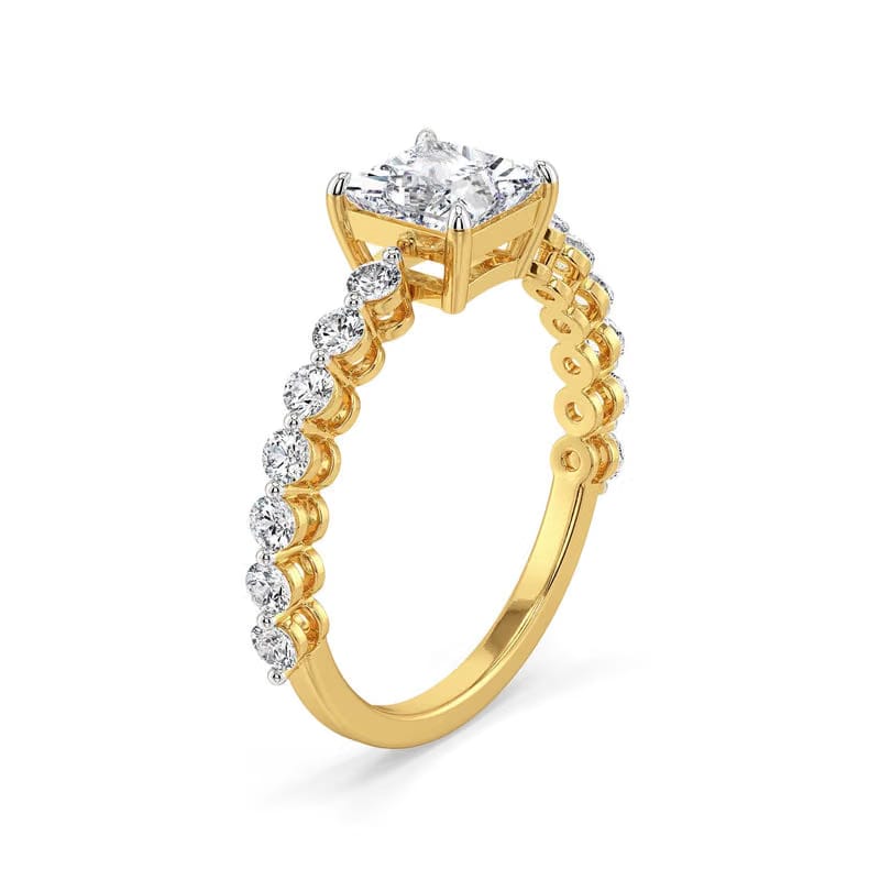 Princess Regalia Lab Grown Diamond Ring