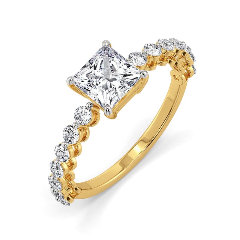 Princess Regalia Lab Grown Diamond Ring