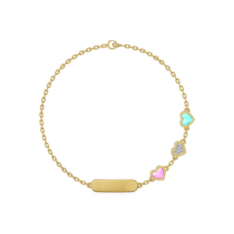 Prism Heart Lab Grown Diamond Bracelet