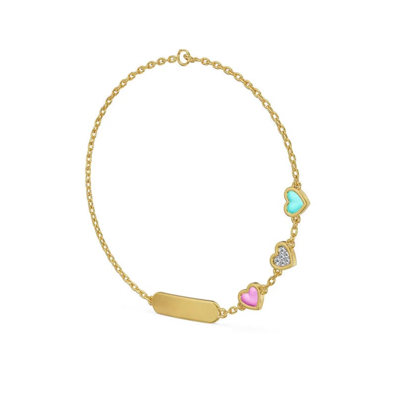 Prism Heart Lab Grown Diamond Bracelet