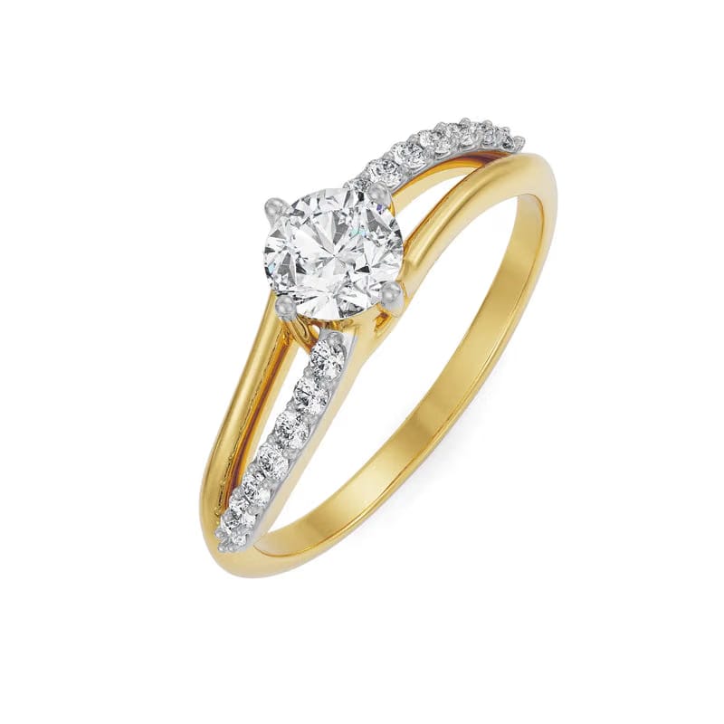 Pristine Glimmering Lab Grown Diamond Ring