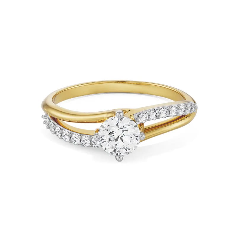 Pristine Glimmering Lab Grown Diamond Ring 9KT