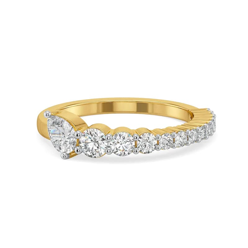 Prush Arc Lab Grown Diamond Ring