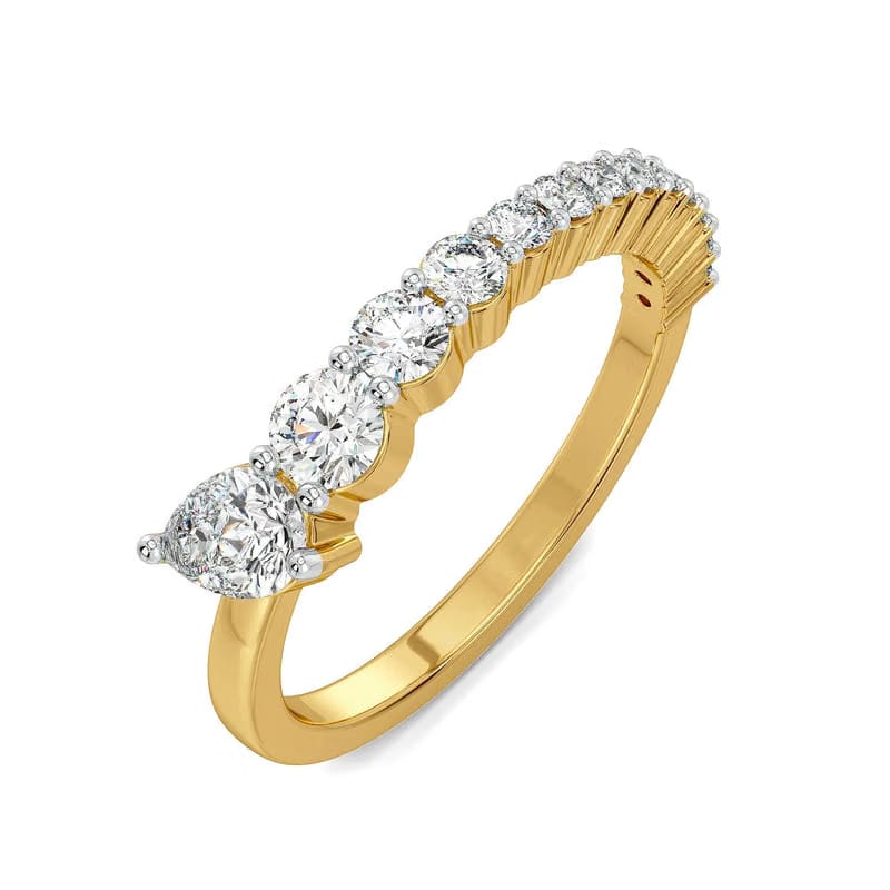 Prush Arc Lab Grown Diamond Ring