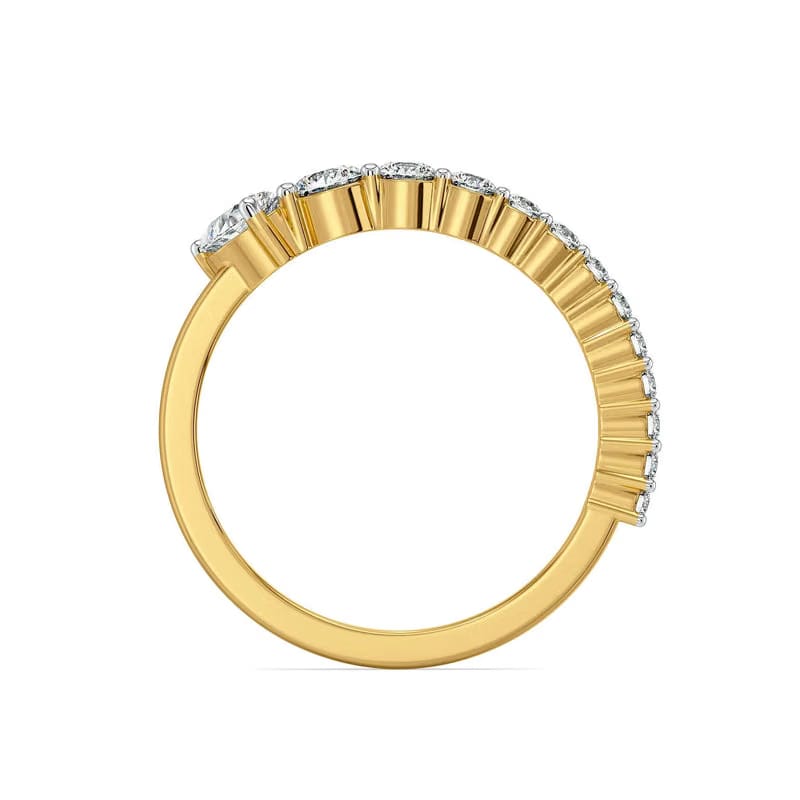 Prush Arc Lab Grown Diamond Ring