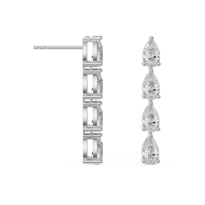 Quad pear Lab Grown Diamond drop_in_stock