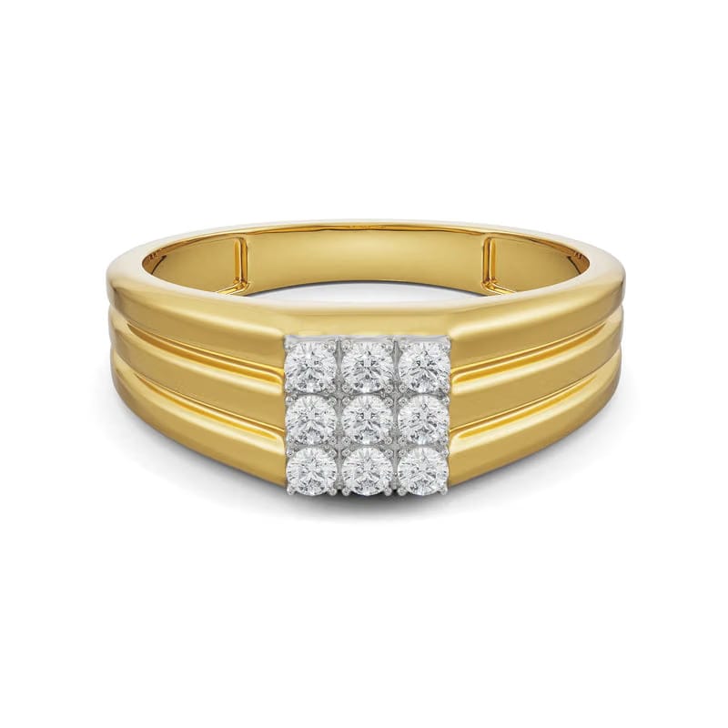 Quadret Diamond Band for Men