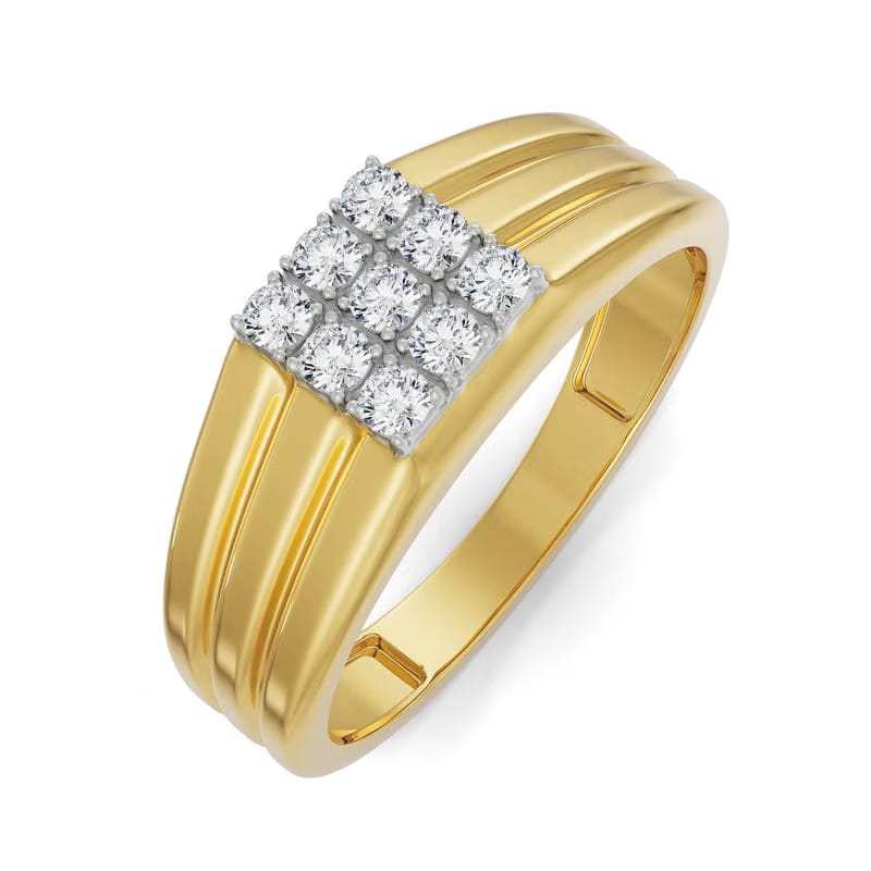 Quadret Diamond Band for Men