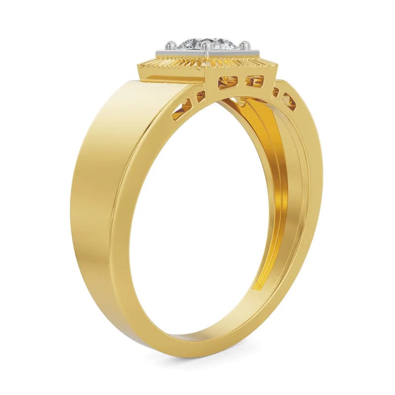 Quadruple Lab Grown Diamond Wedding Band