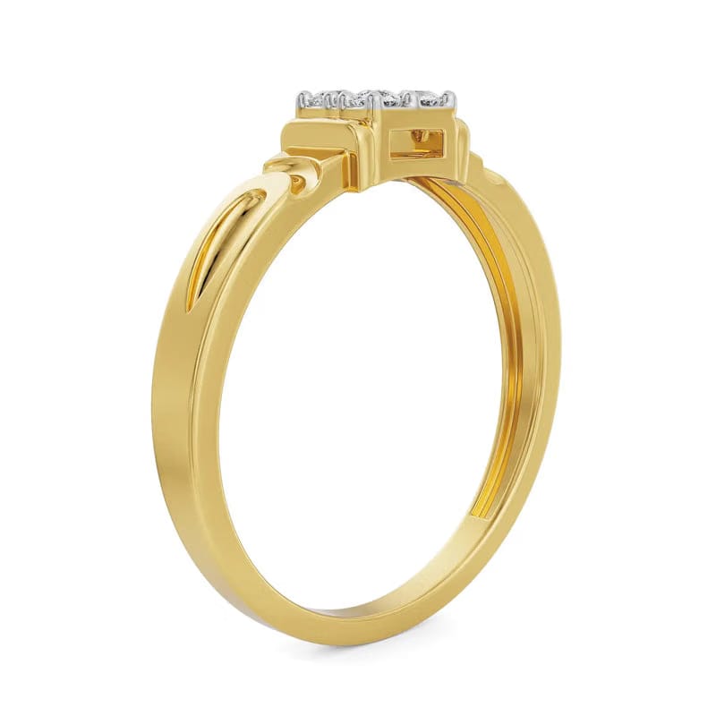 Quartet Lab Grown Diamond Wedding Band
