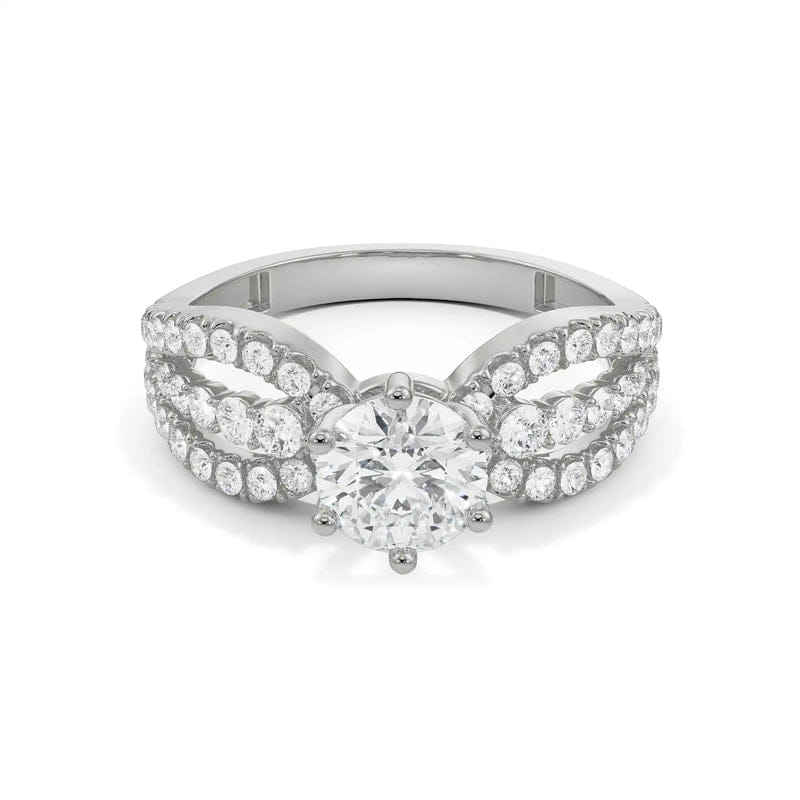 Queen Solitaire Diamond Ring_in_stock