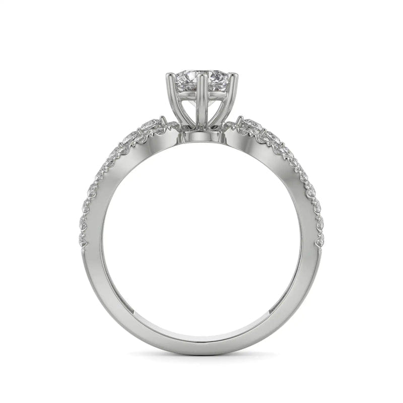 Queen Solitaire Diamond Ring_in_stock