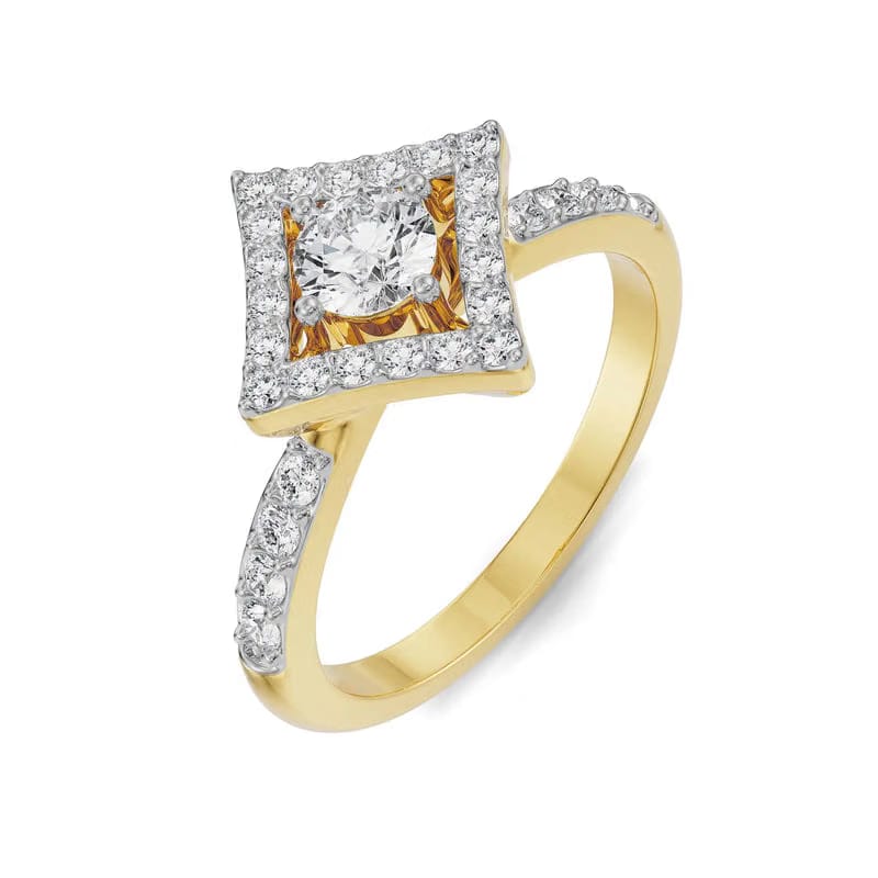 Quinn Geometric Lab Grown Diamond Ring 9KT
