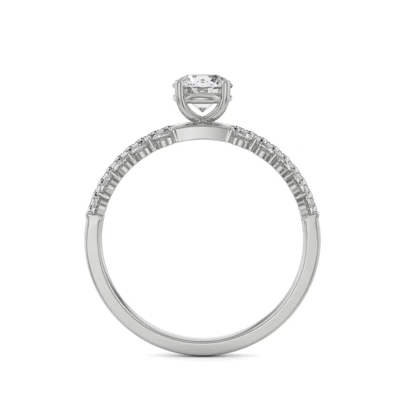 Radiant Ashley Lab Grown Diamond Ring 9KT