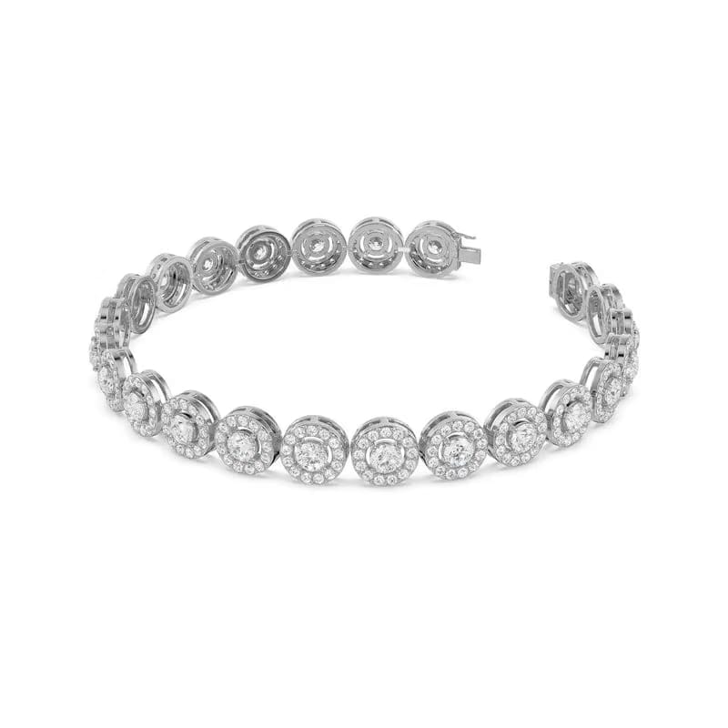 Radiant Cocktail Lab Grown Diamond Tennis Bracelet 9KT