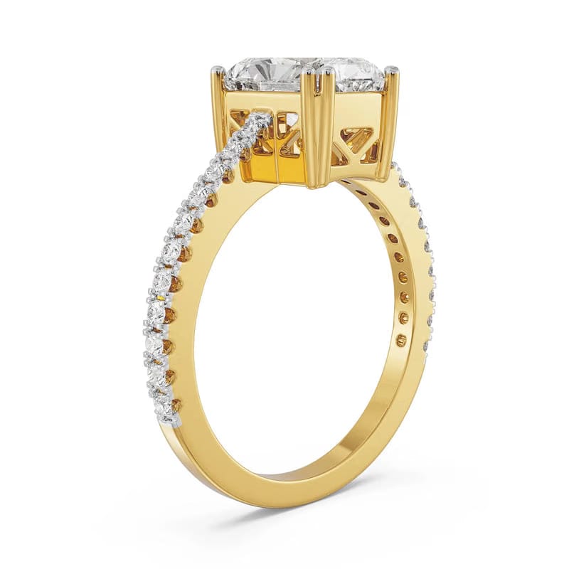 Radiant Cut Engagement Ring