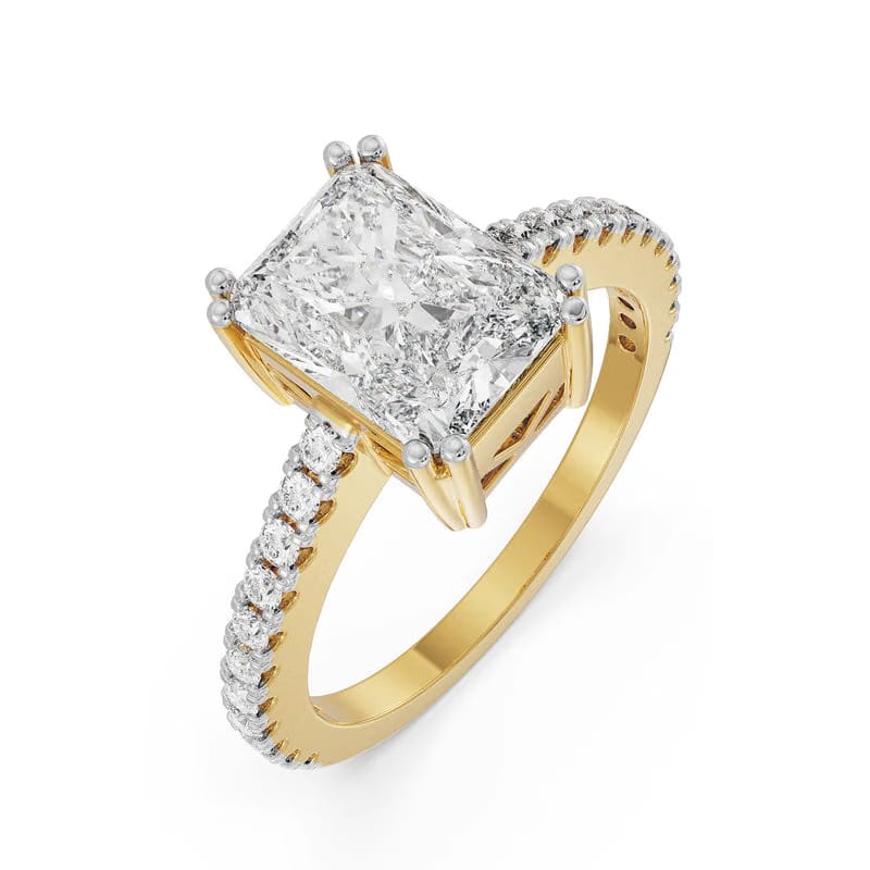 Radiant Cut Engagement Ring