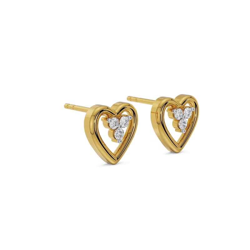 Radiant Heart Lab Grown Diamond Studs