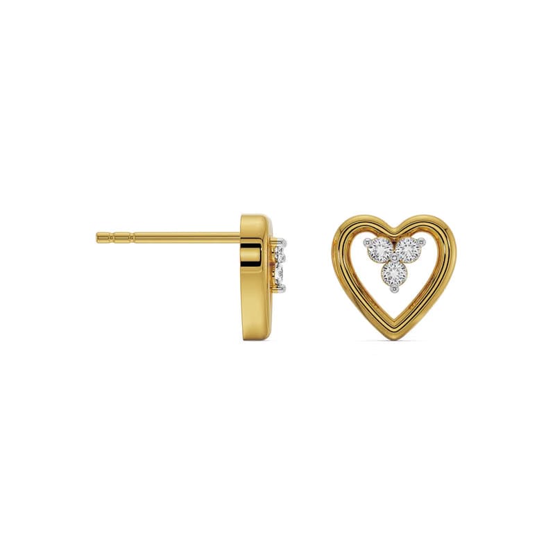 Radiant Heart Lab Grown Diamond Studs