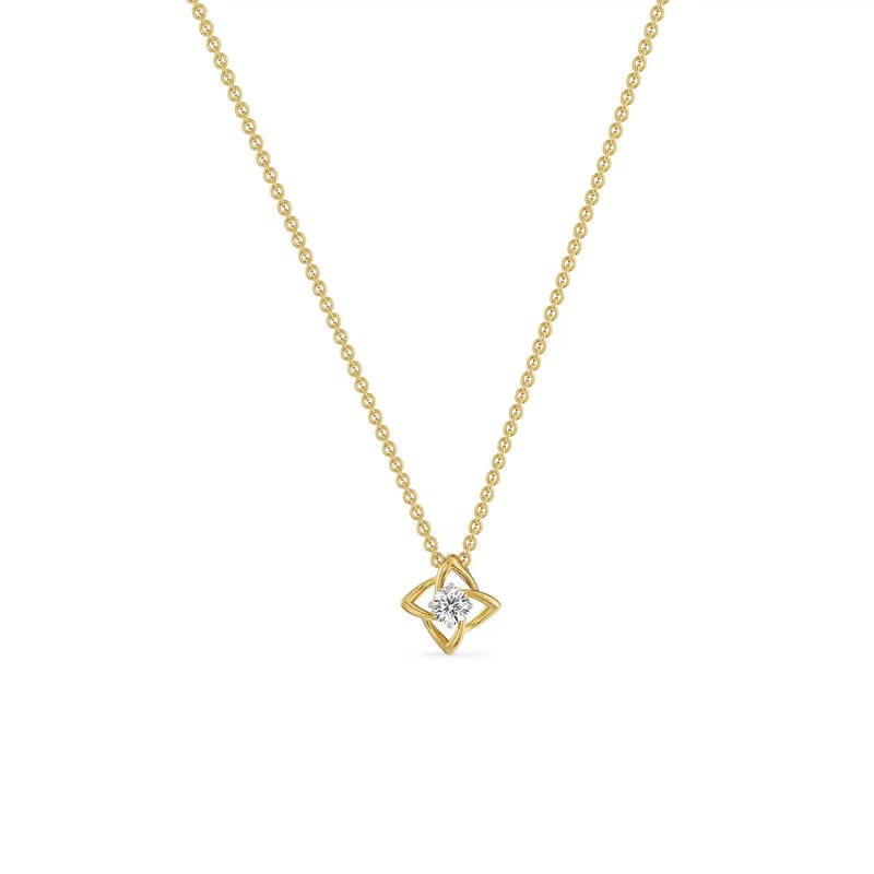 Raha Solitaire Lab Grown Diamond Necklace