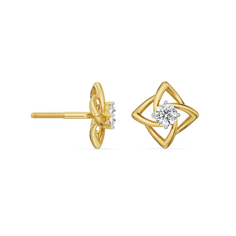 Raha Solitaire Lab Grown Diamond Studs