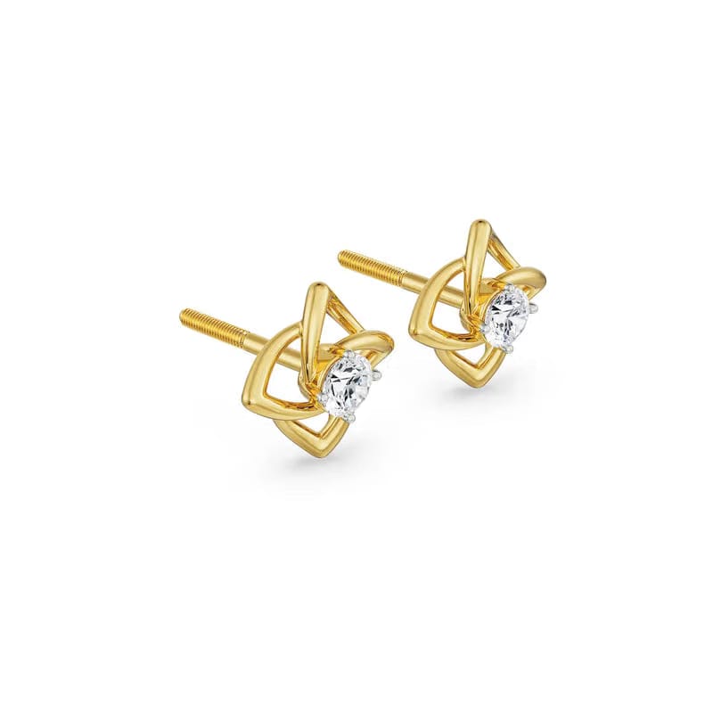 Raha Solitaire Lab Grown Diamond Studs