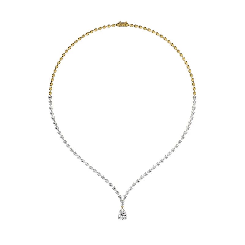 Raindrop Lab Grown Diamond Necklace