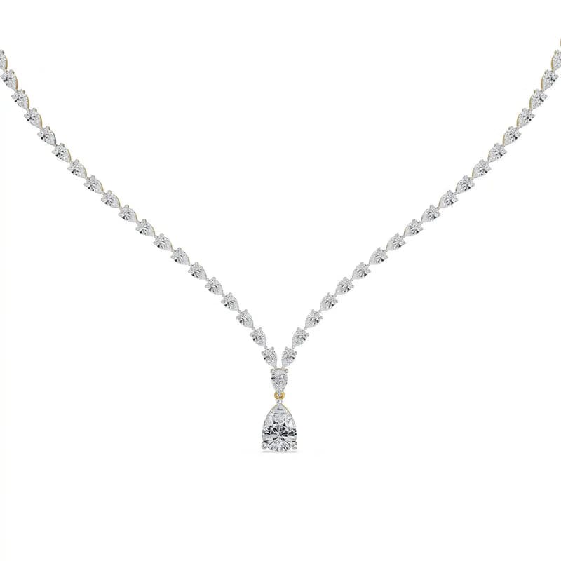Raindrop Lab Grown Diamond Necklace