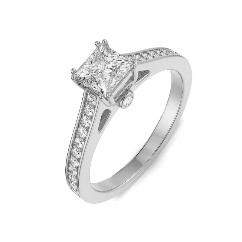 Rebecca Timeless Lab Diamond Solitaire Ring