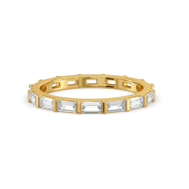 Regal Baguette Eternity Lab Diamond Ring