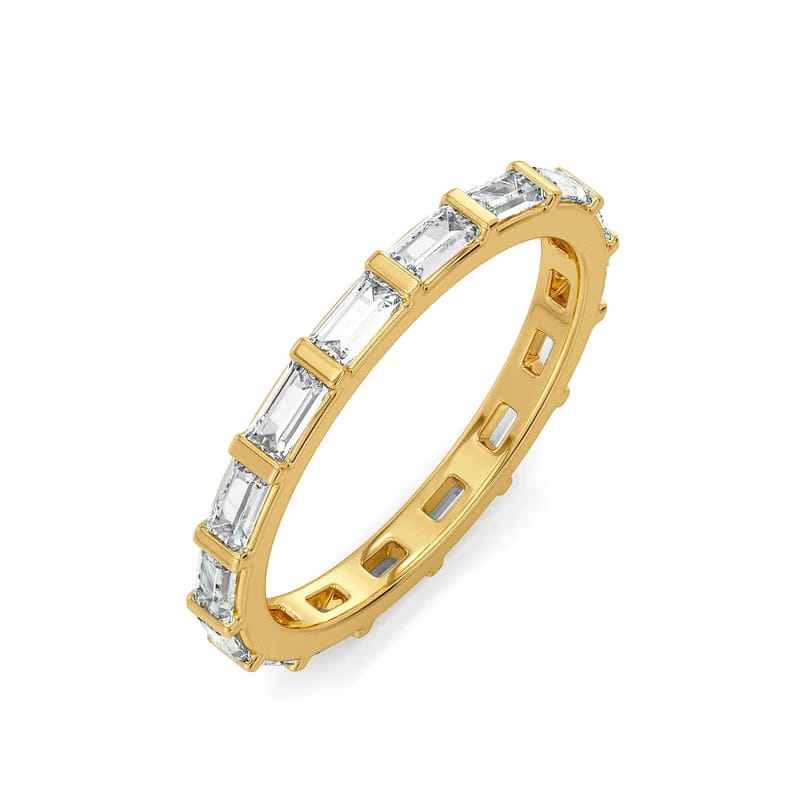 Regal Baguette Eternity Lab Diamond Ring 9KT