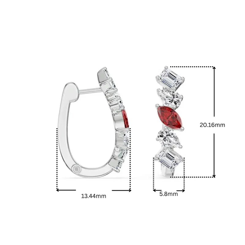 Regal Elegance Lab Grown Diamond Earrings