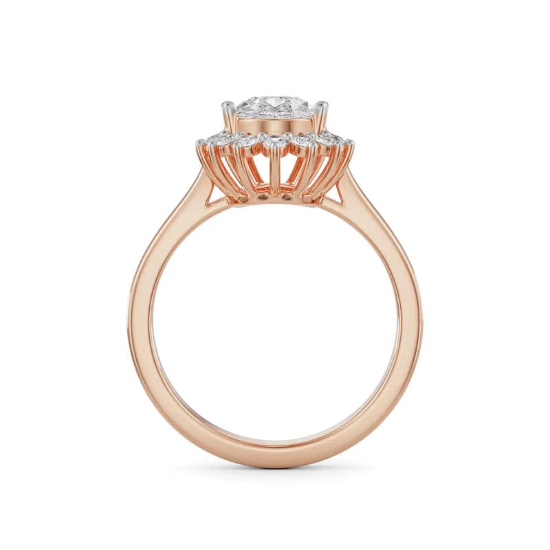 Regal Pear Lab Diamond Engagement Ring