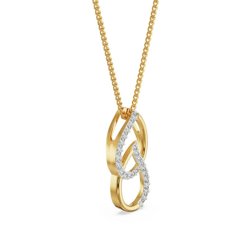Regal Pear Lab Grown Diamond Pendant