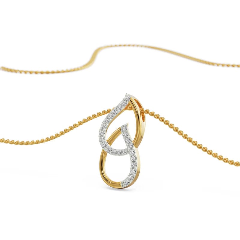 Regal Pear Lab Grown Diamond Pendant