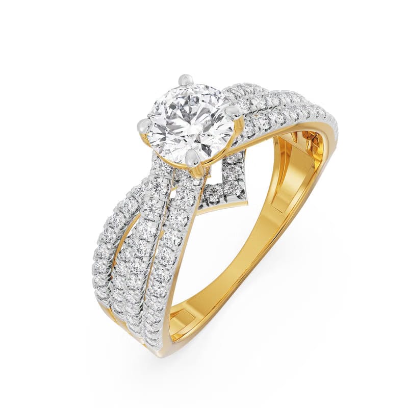 Regal Splendor Lab Grown Diamond Ring 9KT