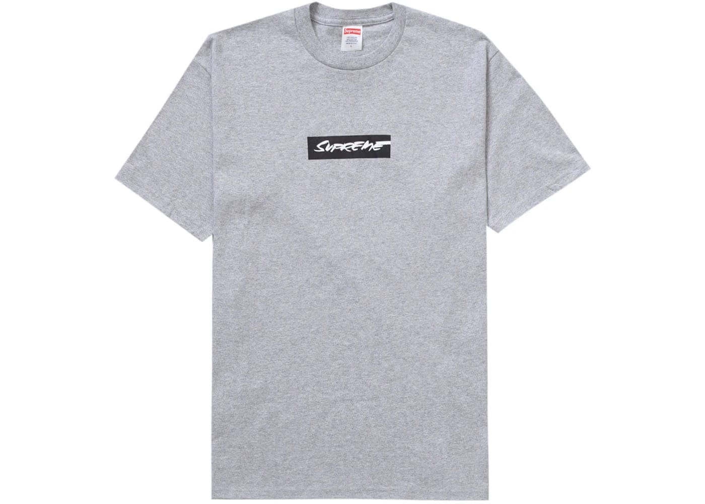 Supreme Futura Box Logo T-Shirt Heather Grey