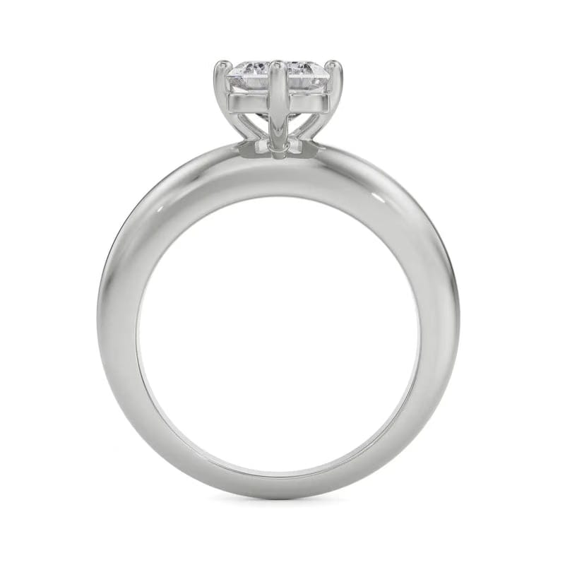 Regular Emerald Lab Grown Diamond Ring
