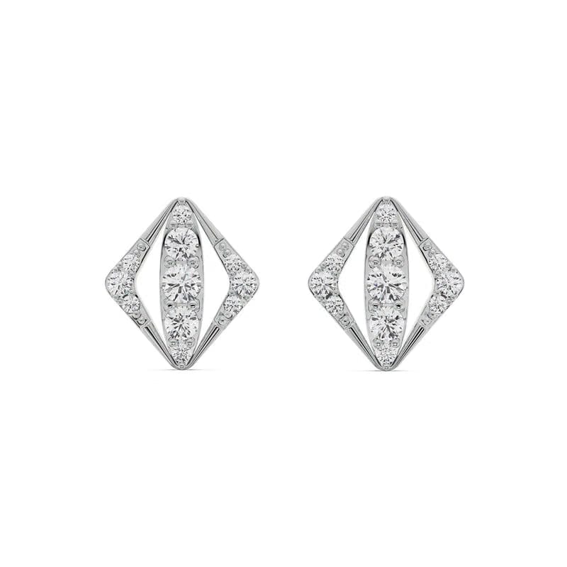 Rhombus Glamour Lab Grown Diamond Studs