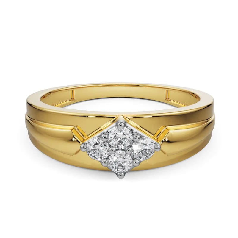 Rhombus Quad Wedding Ring_in_stock