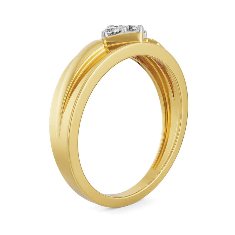 Rhombus Quad Wedding Ring_in_stock